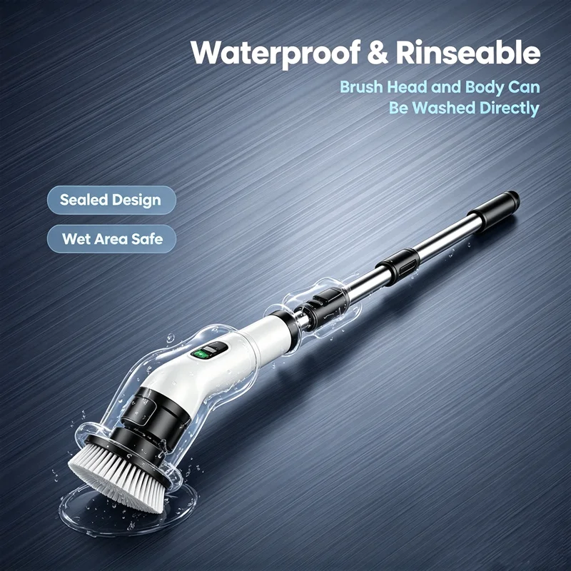 Household Cordless Spin Scrubber Shower Upgrades Household Cordless Spin Scrubber Shower Upgrades
