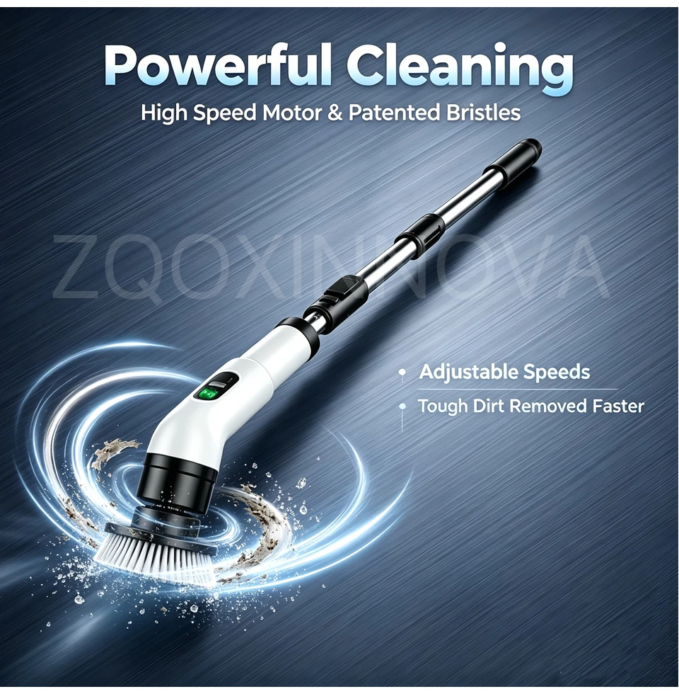 Household Cordless Spin Scrubber Kitchen Gadgets Hair Brushes Bathroom Broom Toilet Mops Electric Multipurpose Cleaning Brush Household Cordless Spin Scrubber Kitchen Gadgets Hair Brushes Bathroom Broom Toilet Mops Electric Multipurpose Cleaning Brush