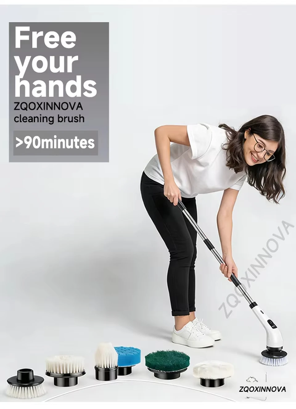 Household Cordless Spin Scrubber Kitchen Gadgets Hair Brushes Bathroom Broom Toilet Mops Electric Multipurpose Cleaning Brush Household Cordless Spin Scrubber Kitchen Gadgets Hair Brushes Bathroom Broom Toilet Mops Electric Multipurpose Cleaning Brush