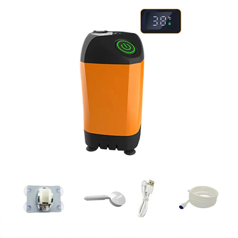 IPX7 Waterproof with Digital Display Portable Electric Shower Pump for Hiking Travel Beach Pet Watering Shower Upgrades IPX7 Waterproof with Digital Display Portable Electric Shower Pump for Hiking Travel Beach Pet Watering Shower Upgrades