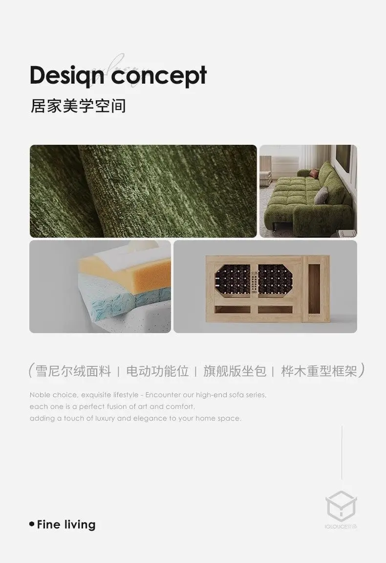 Italian Armrest Electric Sofa Fabric Design Luxury Apartments Lazy Living Room Sofas Luxury 3 Seater Divano Moderno Furniture