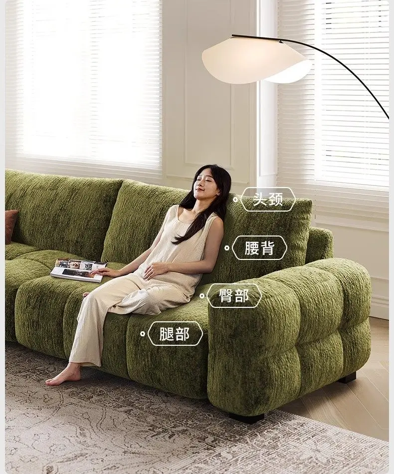 Italian Armrest Electric Sofa Fabric Design Luxury Apartments Lazy Living Room Sofas Luxury 3 Seater Divano Moderno Furniture