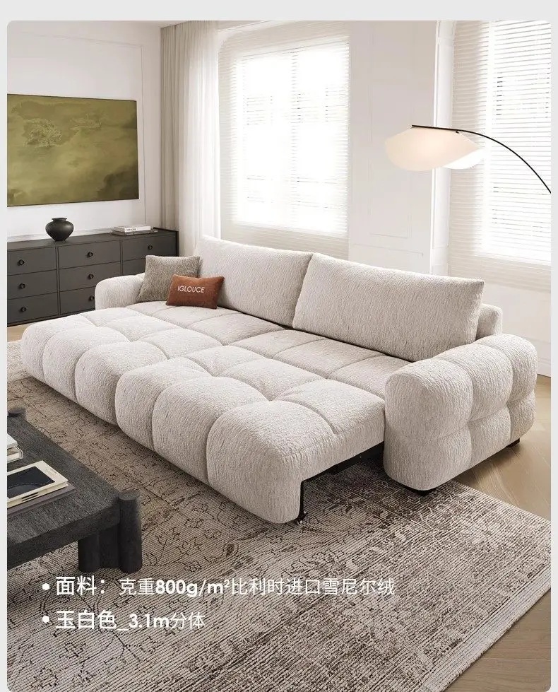 Italian Armrest Electric Sofa Fabric Design Luxury Apartments Lazy Living Room Sofas Luxury 3 Seater Divano Moderno Furniture