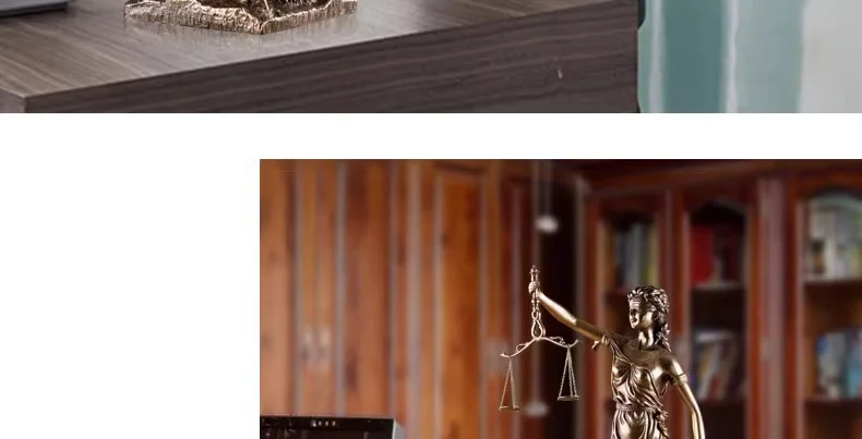 Judicial Fairness and Justice Goddess Figures Statue