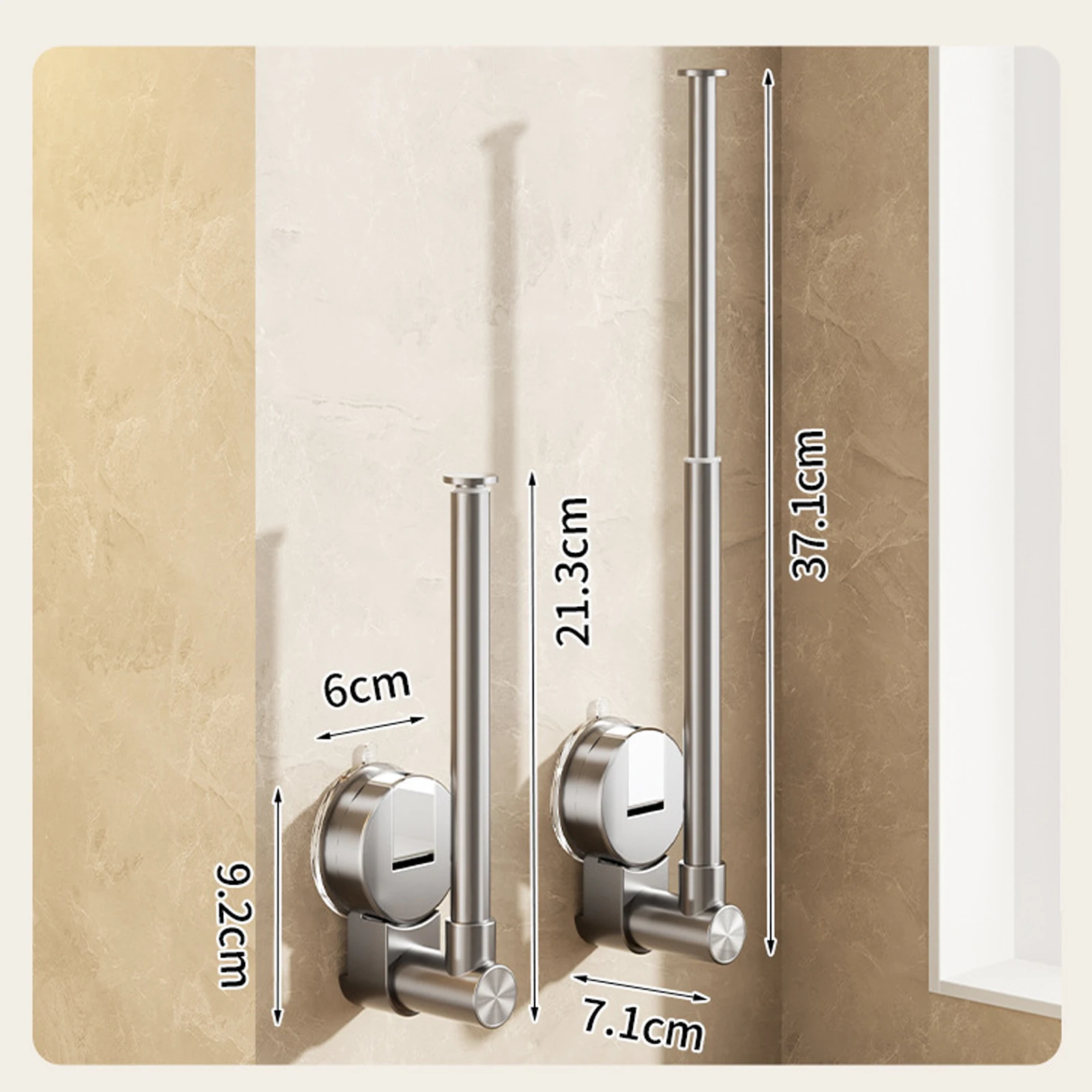 Suction Cup Tissue Hanger Kitchen Paper Towel Holder Toilet Roll Paper Dispenser Cabinet Storage Napkin Rack Bathroom Accessory