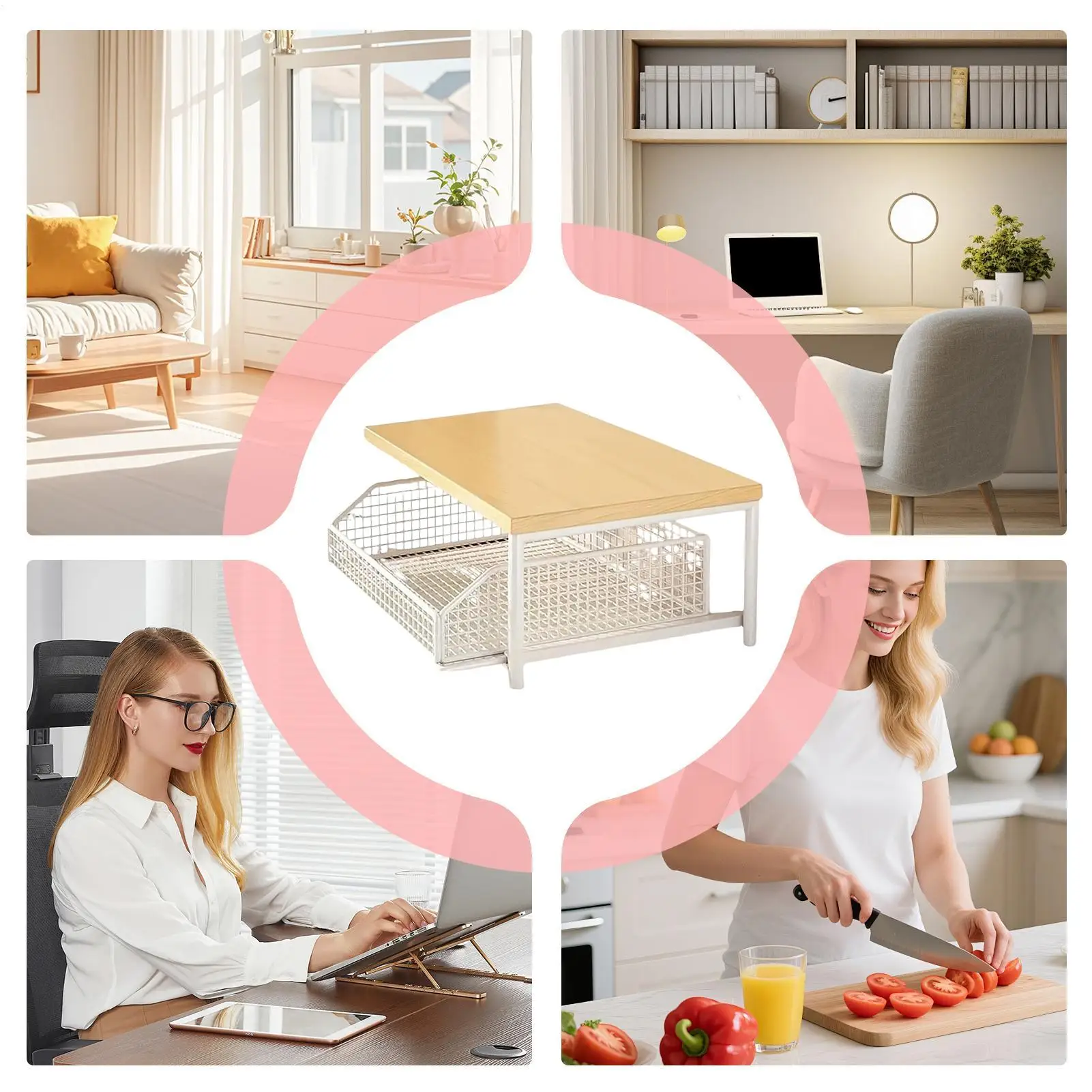 Kitchen Shelf Microwave Rack Storage Space-saving Household Organizer Shelves for Pantry Bathroom Garage Shower Bar Apartment
