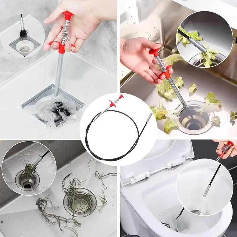 Kitchen Sink Cleaning Pipe Plunger and Sinks Sewer Toilet Unclogging With Grab Handle Factory Supply Four-jaw Pickup Unblocker Kitchen Sink Cleaning Pipe Plunger and Sinks Sewer Toilet Unclogging With Grab Handle Factory Supply Four-jaw Pickup Unblocker
