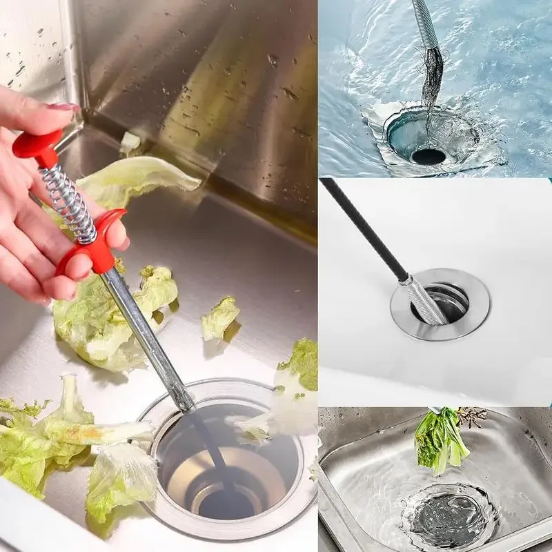 Kitchen Sink Cleaning Pipe Plunger and Sinks Sewer Toilet Unclogging With Grab Handle Factory Supply Four-jaw Pickup Unblocker Kitchen Sink Cleaning Pipe Plunger and Sinks Sewer Toilet Unclogging With Grab Handle Factory Supply Four-jaw Pickup Unblocker