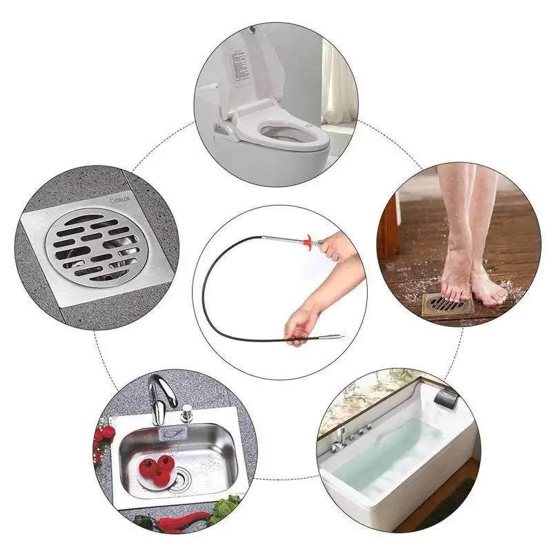 Kitchen Sink Cleaning Pipe Plunger and Sinks Sewer Toilet Unclogging With Grab Handle Factory Supply Four-jaw Pickup Unblocker Kitchen Sink Cleaning Pipe Plunger and Sinks Sewer Toilet Unclogging With Grab Handle Factory Supply Four-jaw Pickup Unblocker