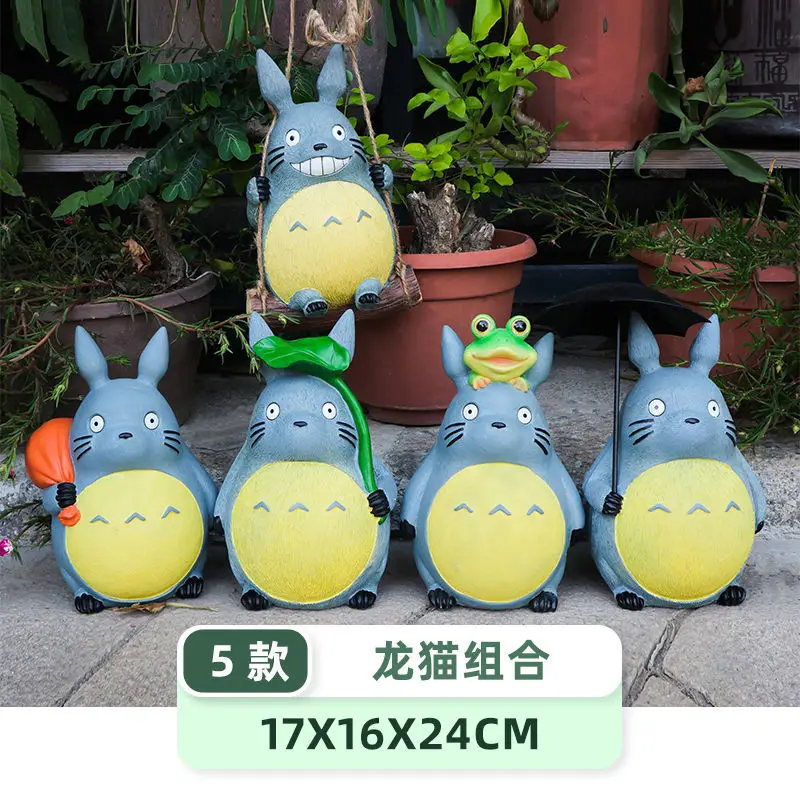 Large Garden Statue Cartoon Anime Totoroed Sculpture Creative Kawaii Miyazakis Hayaos Totoros Resin Figurines Garden Home Decor Large Garden Statue Cartoon Anime Totoroed Sculpture Creative Kawaii Miyazakis Hayaos Totoros Resin Figurines Garden Home Decor