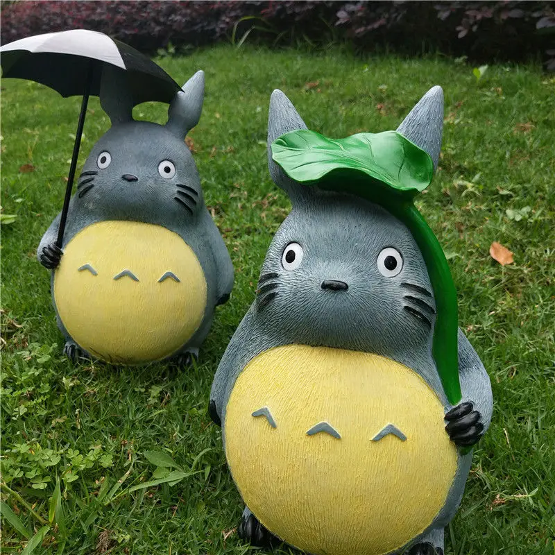 Large Garden Statue Cartoon Anime Totoroed Sculpture Creative Kawaii Miyazakis Hayaos Totoros Resin Figurines Garden Home Decor Large Garden Statue Cartoon Anime Totoroed Sculpture Creative Kawaii Miyazakis Hayaos Totoros Resin Figurines Garden Home Decor
