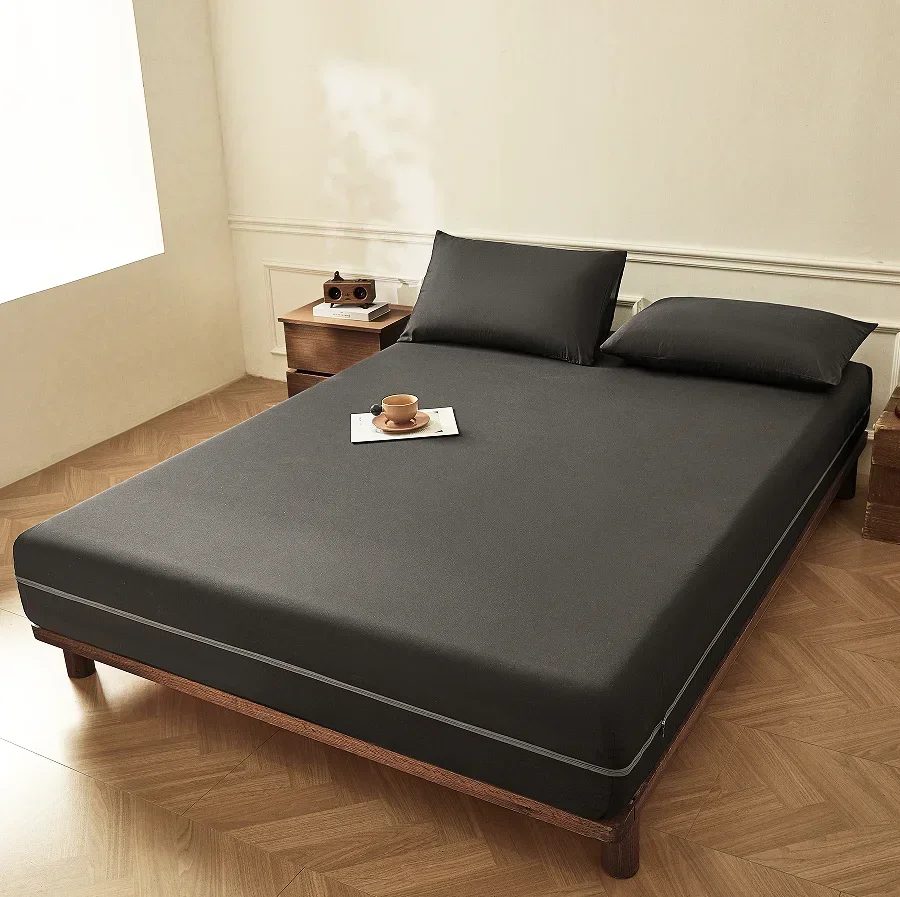 NEW 1PC Nano Waterproof Anti-Slip Mattress Protector 6-Sided Zipper Encasement Silent Breathable Bed Cover for Home Bedroom NEW 1PC Nano Waterproof Anti-Slip Mattress Protector 6-Sided Zipper Encasement Silent Breathable Bed Cover for Home Bedroom