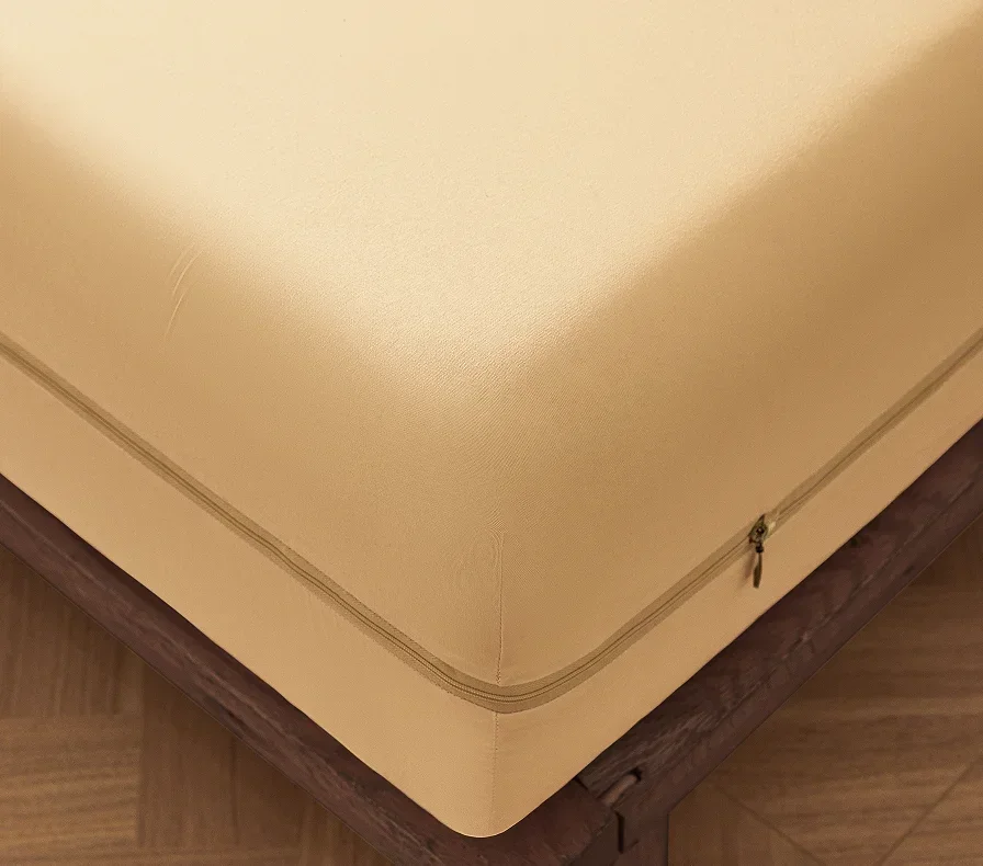 NEW 1PC Nano Waterproof Anti-Slip Mattress Protector 6-Sided Zipper Encasement Silent Breathable Bed Cover for Home Bedroom NEW 1PC Nano Waterproof Anti-Slip Mattress Protector 6-Sided Zipper Encasement Silent Breathable Bed Cover for Home Bedroom