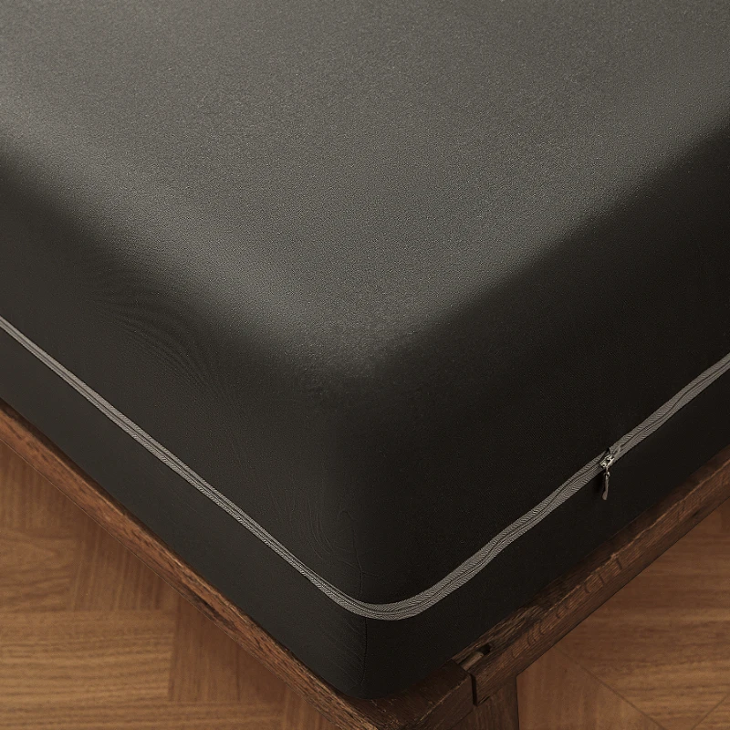 NEW 1PC Nano Waterproof Anti-Slip Mattress Protector 6-Sided Zipper Encasement Silent Breathable Bed Cover for Home Bedroom NEW 1PC Nano Waterproof Anti-Slip Mattress Protector 6-Sided Zipper Encasement Silent Breathable Bed Cover for Home Bedroom