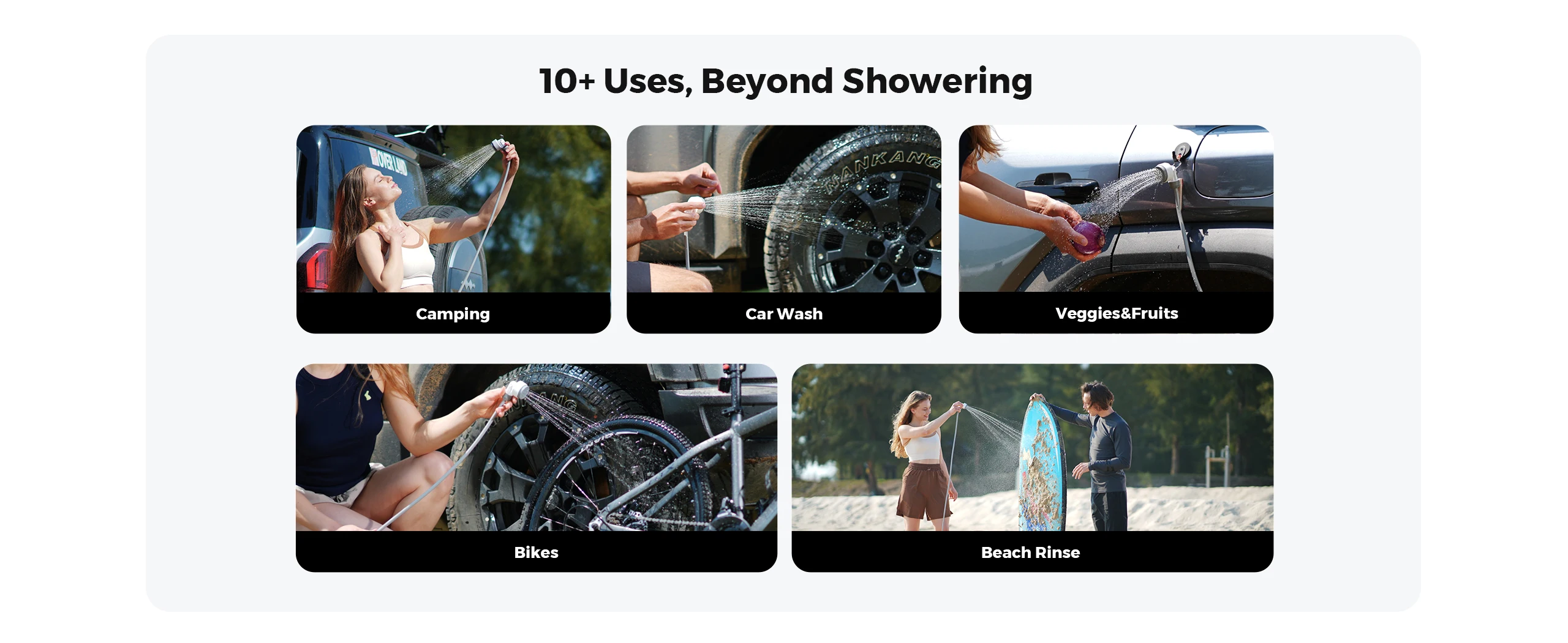 Outdoor Camping Shower Portable Electric Shower Pump Outdoor Camping Shower Portable Electric Shower Pump