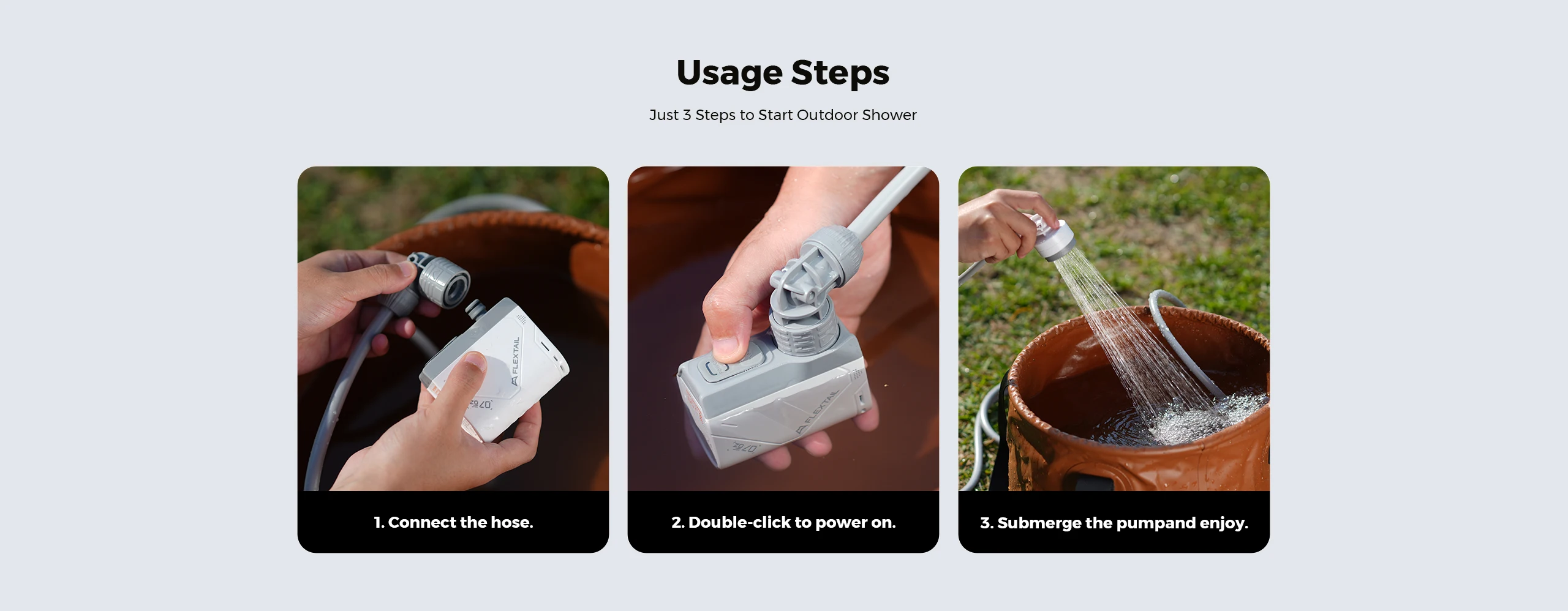 Outdoor Camping Shower Portable Electric Shower Pump Outdoor Camping Shower Portable Electric Shower Pump
