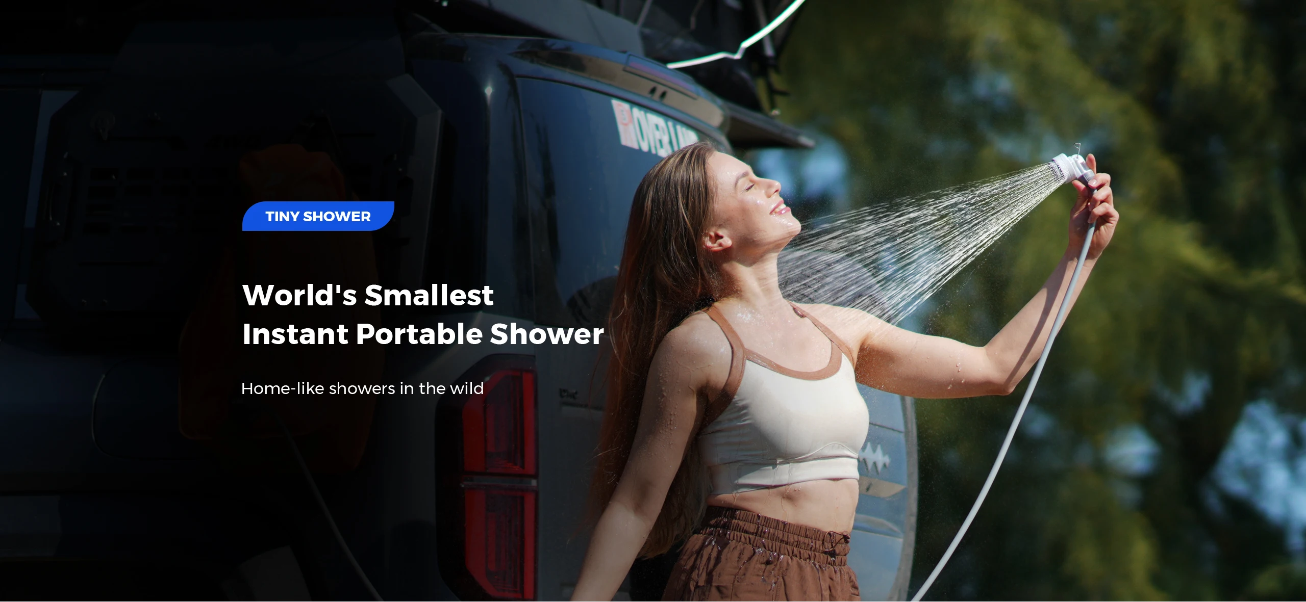 Outdoor Camping Shower Portable Electric Shower Pump Outdoor Camping Shower Portable Electric Shower Pump