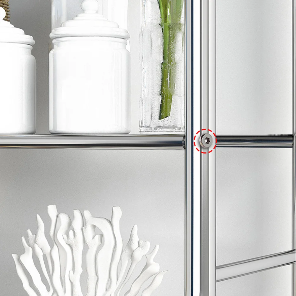 Over Toilet Storage Shelf,2/3-Tier Freestanding Over The Toilet Storage,Metal Bathroom Shelves with Paper Holder and Removable