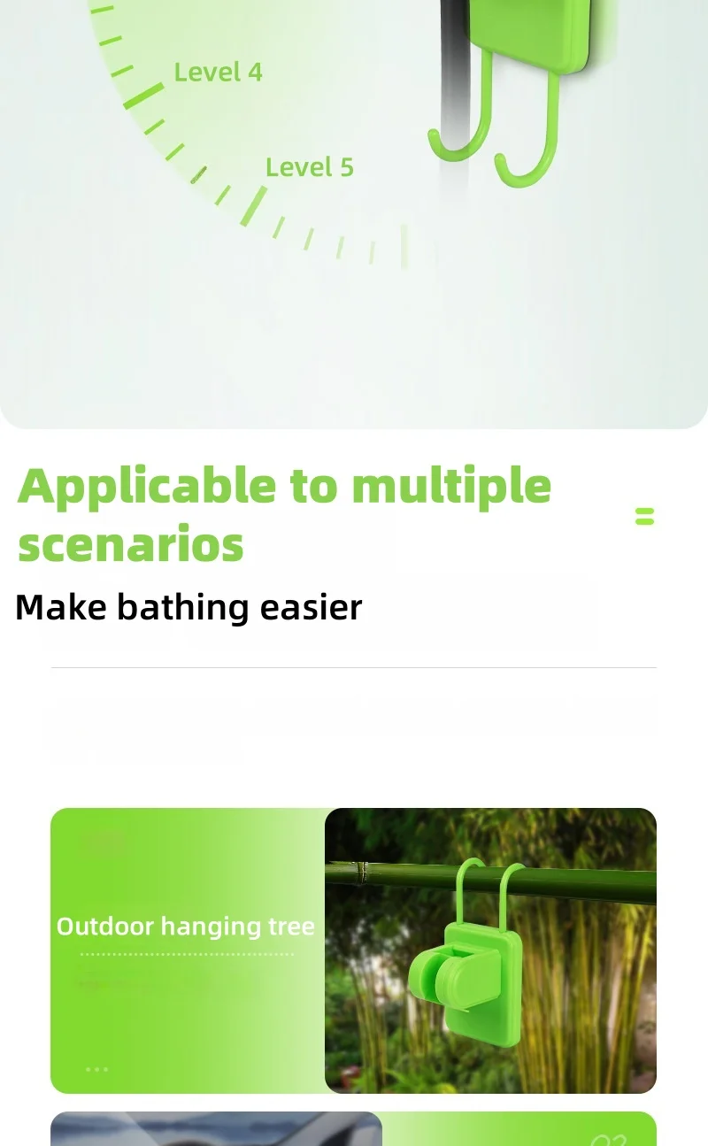 Portable Outdoor Electric Shower Unit, with Long Battery Life, Suitable for Use in Camping, Bathrooms, and Construction Sites.