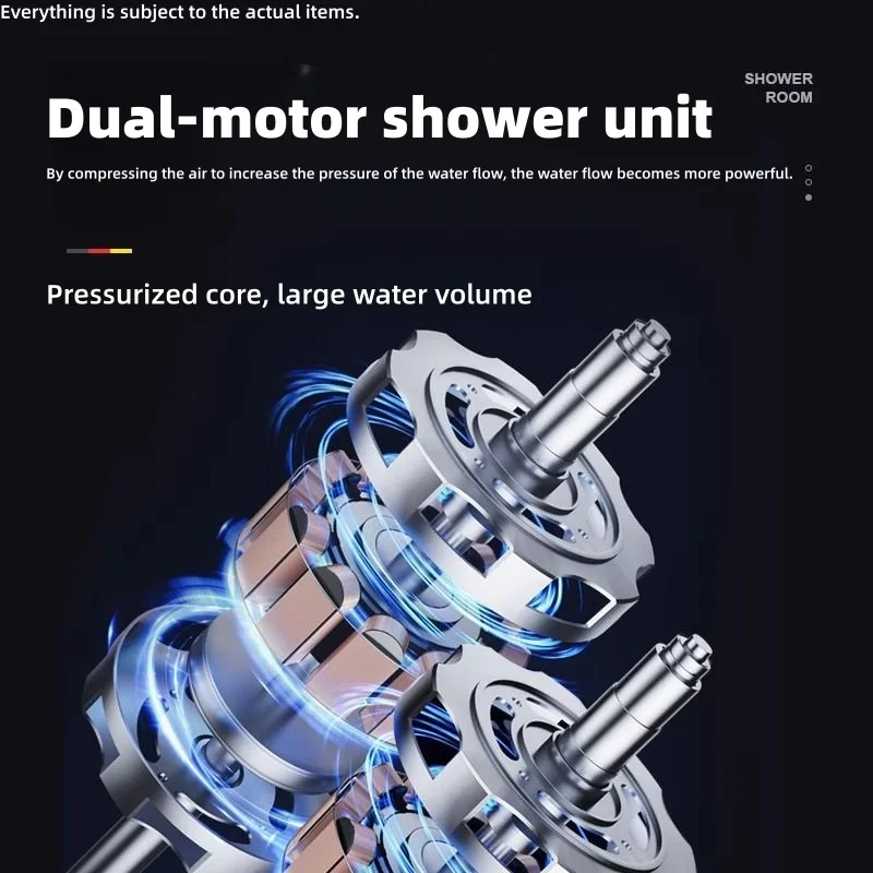Portable Outdoor Electric Shower Unit, with Long Battery Life, Suitable for Use in Camping, Bathrooms, and Construction Sites.