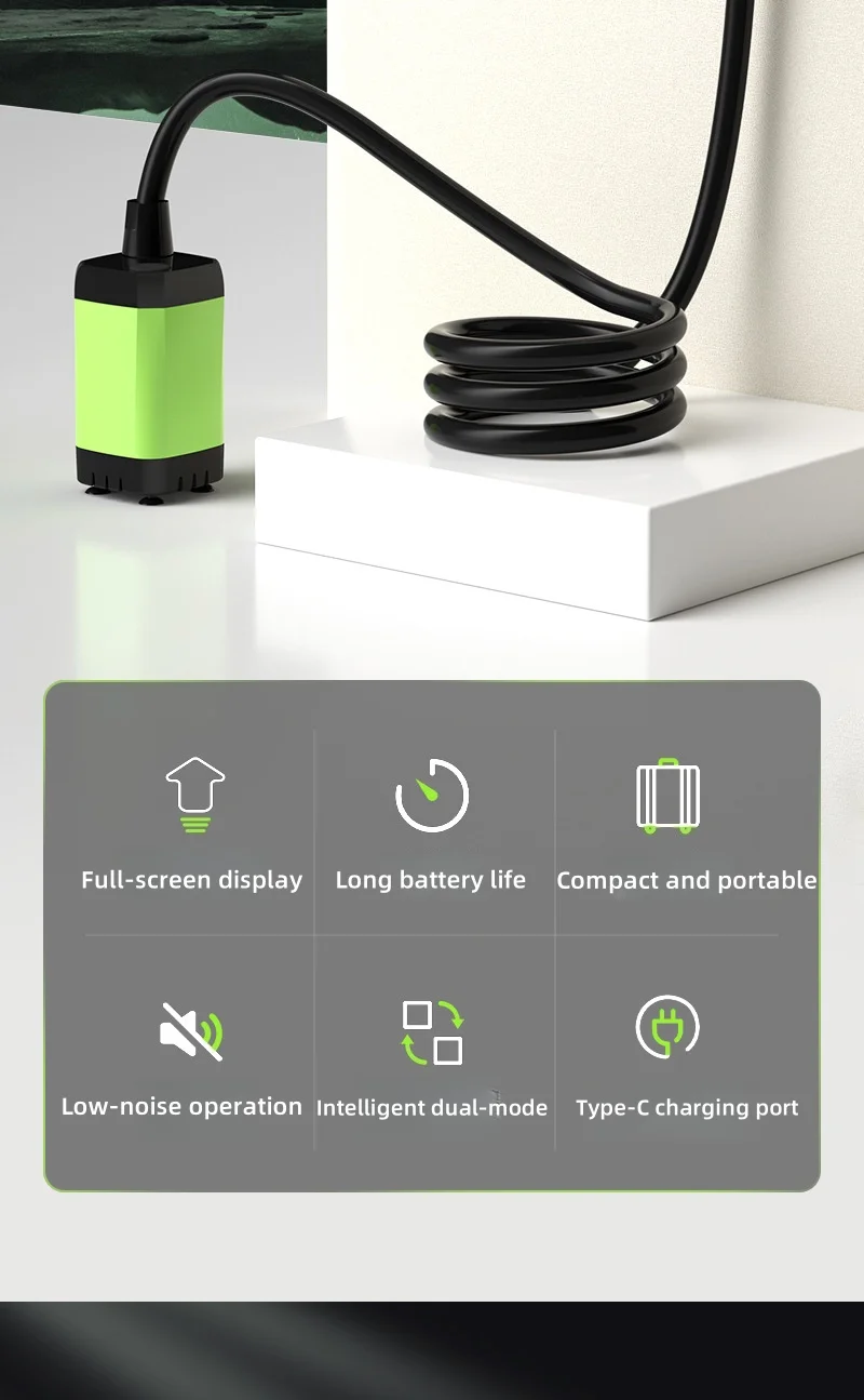 Portable Outdoor Electric Shower Unit, with Long Battery Life, Suitable for Use in Camping, Bathrooms, and Construction Sites.
