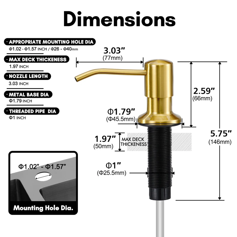 Soap Dispenser Extension Tube Kit For Kitchen Accessories Bathroom Stainless Steel Built In Liquid Soap Detergent Dispensers Soap Dispenser Extension Tube Kit For Kitchen Accessories Bathroom Stainless Steel Built In Liquid Soap Detergent Dispensers