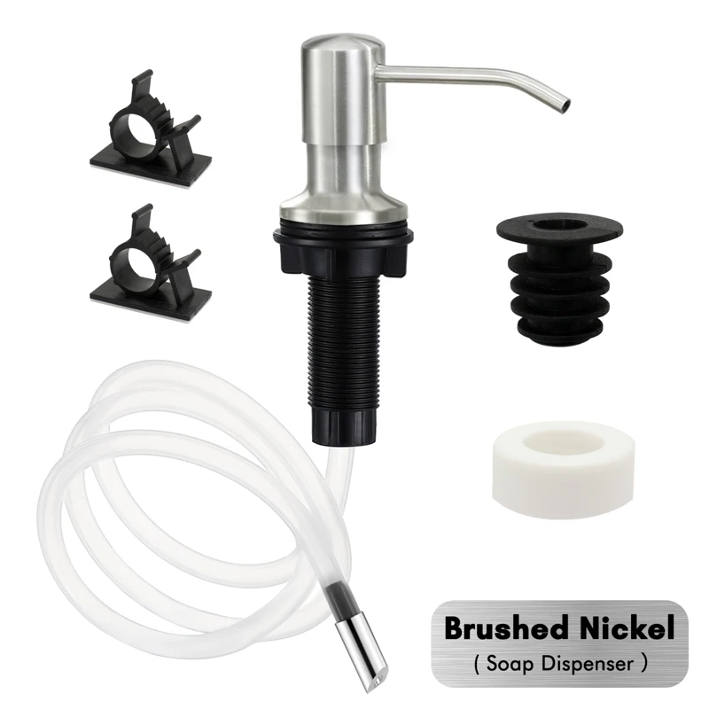 Soap Dispenser Extension Tube Kit For Kitchen Accessories Bathroom Stainless Steel Built In Liquid Soap Detergent Dispensers Soap Dispenser Extension Tube Kit For Kitchen Accessories Bathroom Stainless Steel Built In Liquid Soap Detergent Dispensers