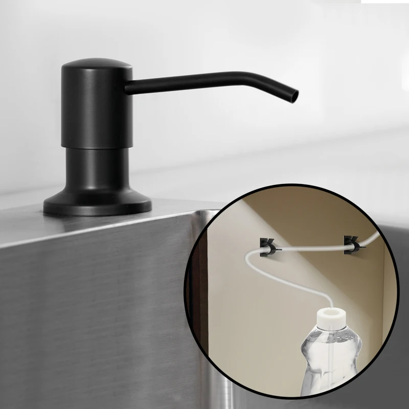 Soap Dispenser Extension Tube Kit For Kitchen Accessories Bathroom Stainless Steel Built In Liquid Soap Detergent Dispensers Soap Dispenser Extension Tube Kit For Kitchen Accessories Bathroom Stainless Steel Built In Liquid Soap Detergent Dispensers