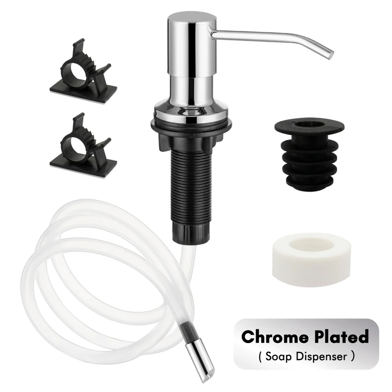 Soap Dispenser Extension Tube Kit For Kitchen Accessories Bathroom Stainless Steel Built In Liquid Soap Detergent Dispensers Soap Dispenser Extension Tube Kit For Kitchen Accessories Bathroom Stainless Steel Built In Liquid Soap Detergent Dispensers