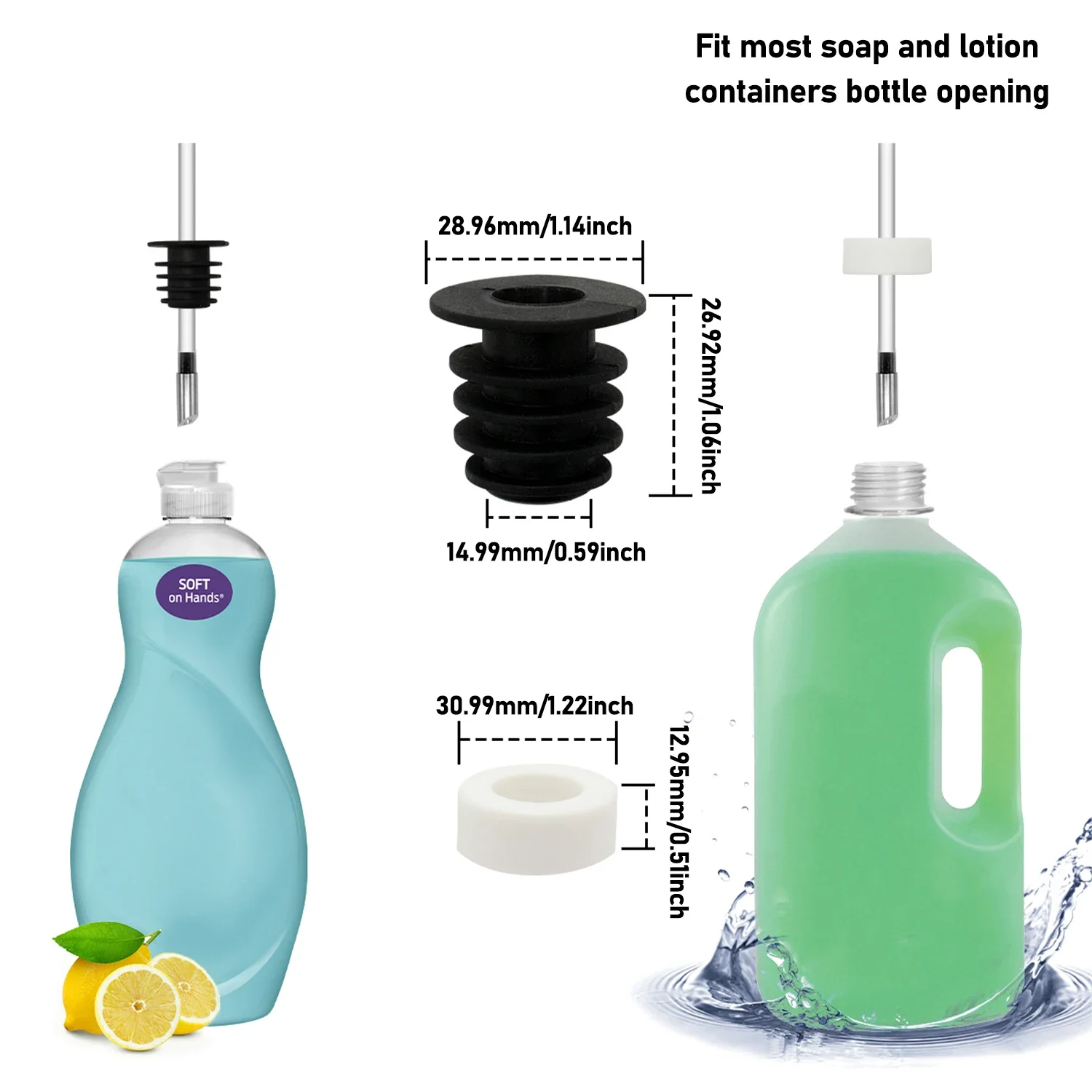 Soap Dispenser Extension Tube Kit For Kitchen Accessories Bathroom Shelves Kitchen Gadgets Soap Dispenser Extension Tube Kit For Kitchen Accessories Bathroom Shelves Kitchen Gadgets