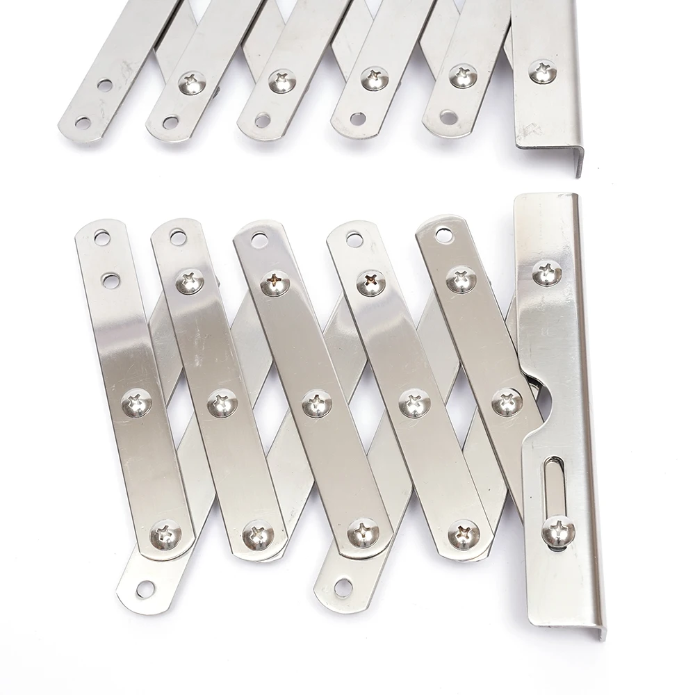 Stainless Steel Wall Mounted Laundry Drying Rack Length Adjustable 42~80cm, Foldable Towel Holder Bathroom Easy To Install