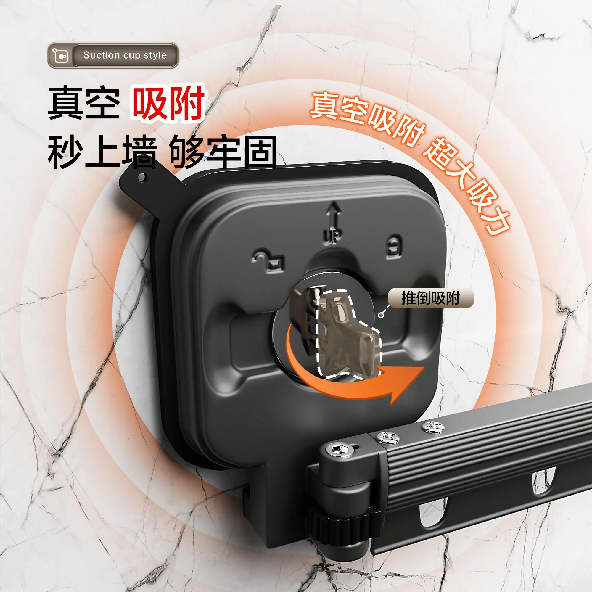 Suction Cup Shower Curtain Rod Foldable Invisible Adhesive Free Drilling Poles Waterproof Partition for Bathroom Dry and Wet Suction Cup Shower Curtain Rod Foldable Invisible Adhesive Free Drilling Poles Waterproof Partition for Bathroom Dry and Wet