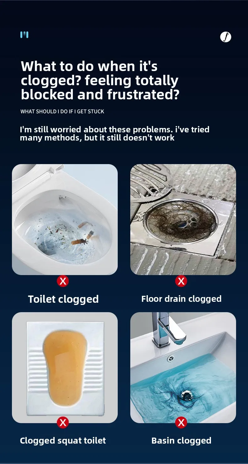 Toilet plunger,electric drain cleaner,high pressure pipe unclogger,sewer dredge tool,bathroom clog remover