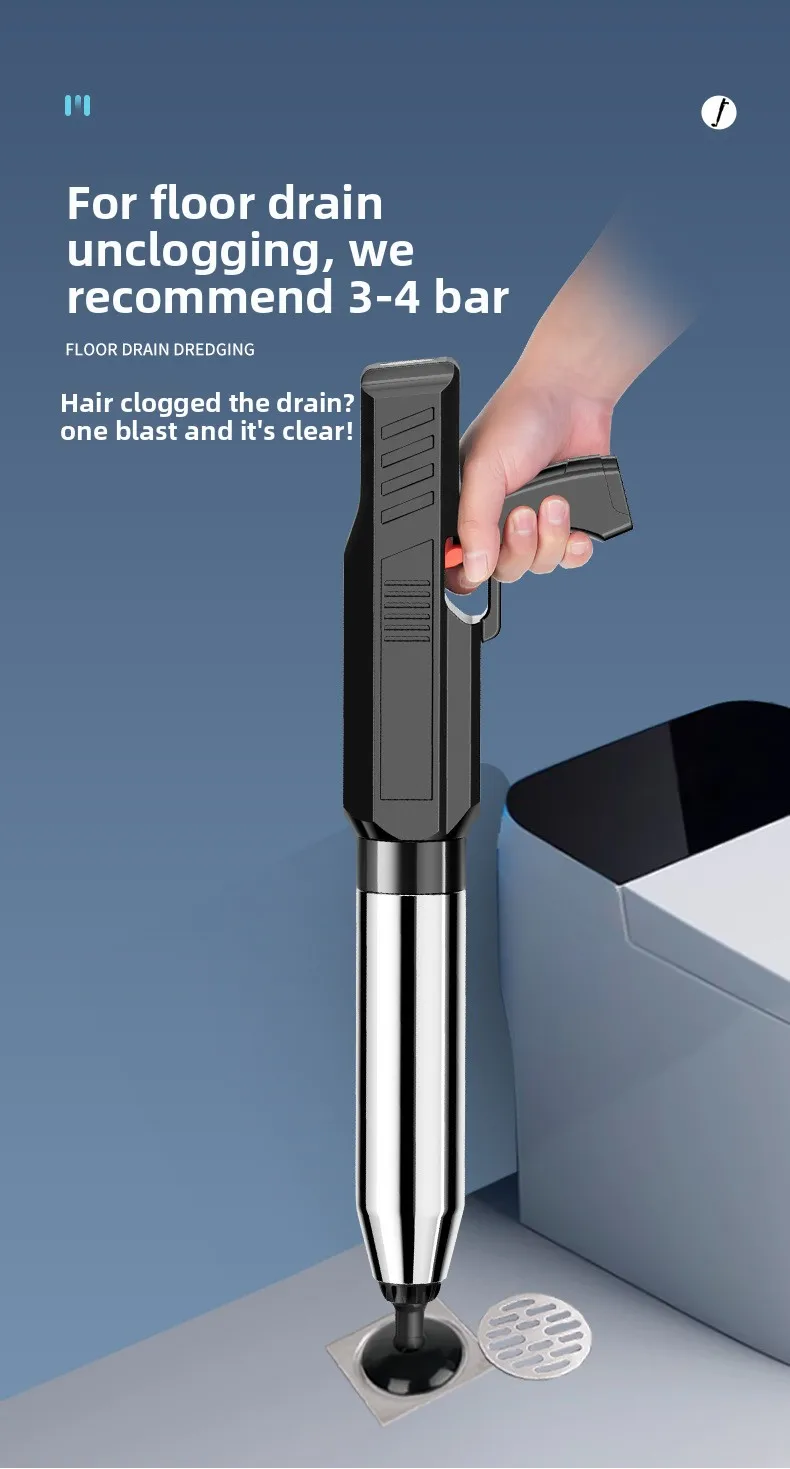 Toilet plunger,electric drain cleaner,high pressure pipe unclogger,sewer dredge tool,bathroom clog remover
