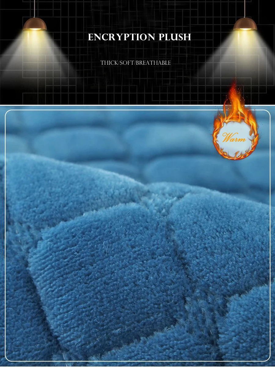Velvet Sofa Cushion Thickened Warmth Non-Slip Sofa Cover Four Seasons Universal Living Room Sofa All-Inclusive Towel