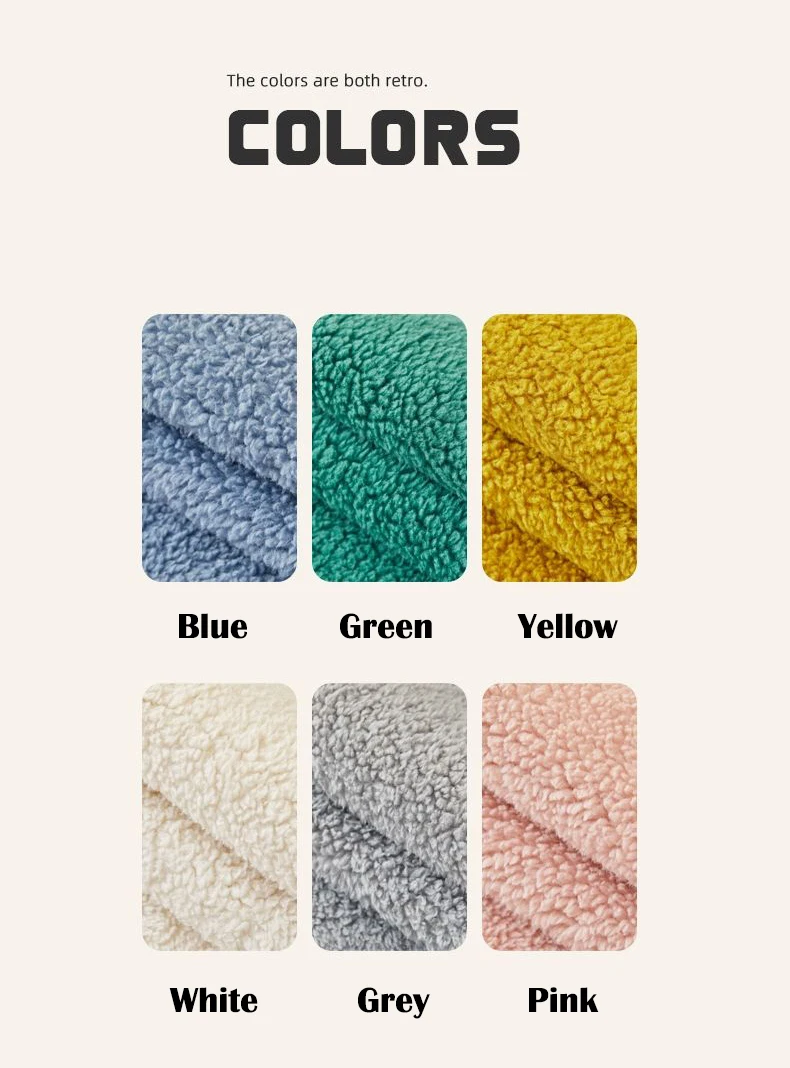 Winter Warm Lambs Velvet Sofa Towel Nordic Thick Plush Non-slip Sofa Cover for Living Room Sectional L-shaped Couch Covers