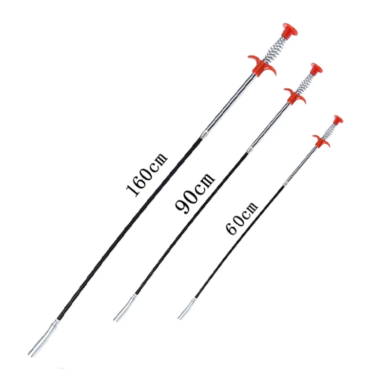 1/3PC 60/90/160cm Multifunctional Spring Pipe Dredge Tool With Grapple Hook Sewer Dredge Pipeline Toilet Kitchen Cleaning Tools 1/3PC 60/90/160cm Multifunctional Spring Pipe Dredge Tool With Grapple Hook Sewer Dredge Pipeline Toilet Kitchen Cleaning Tools