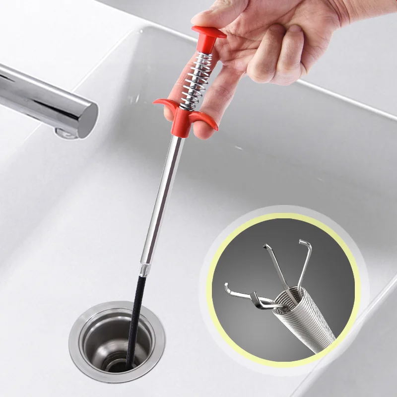 1/3PC 60/90/160cm Multifunctional Spring Pipe Dredge Tool With Grapple Kitchen Gadgets Shower Upgrades 1/3PC 60/90/160cm Multifunctional Spring Pipe Dredge Tool With Grapple Kitchen Gadgets Shower Upgrades