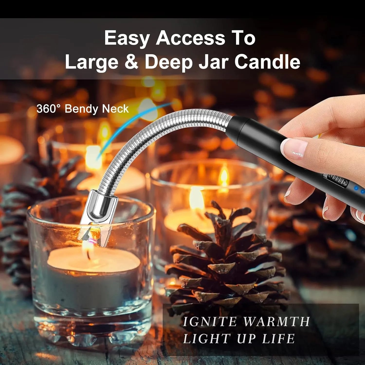 3pcs Rechargeable Electric Lighters Lighting 3pcs Rechargeable Electric Lighters Lighting