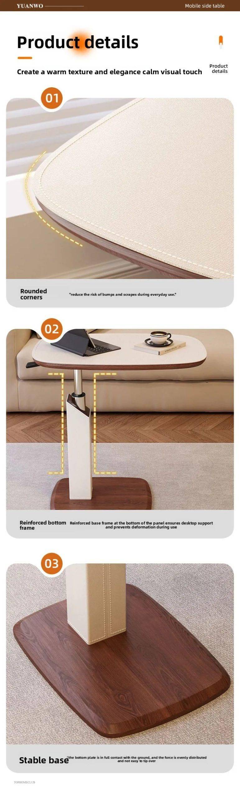 Lifting Bedside Table