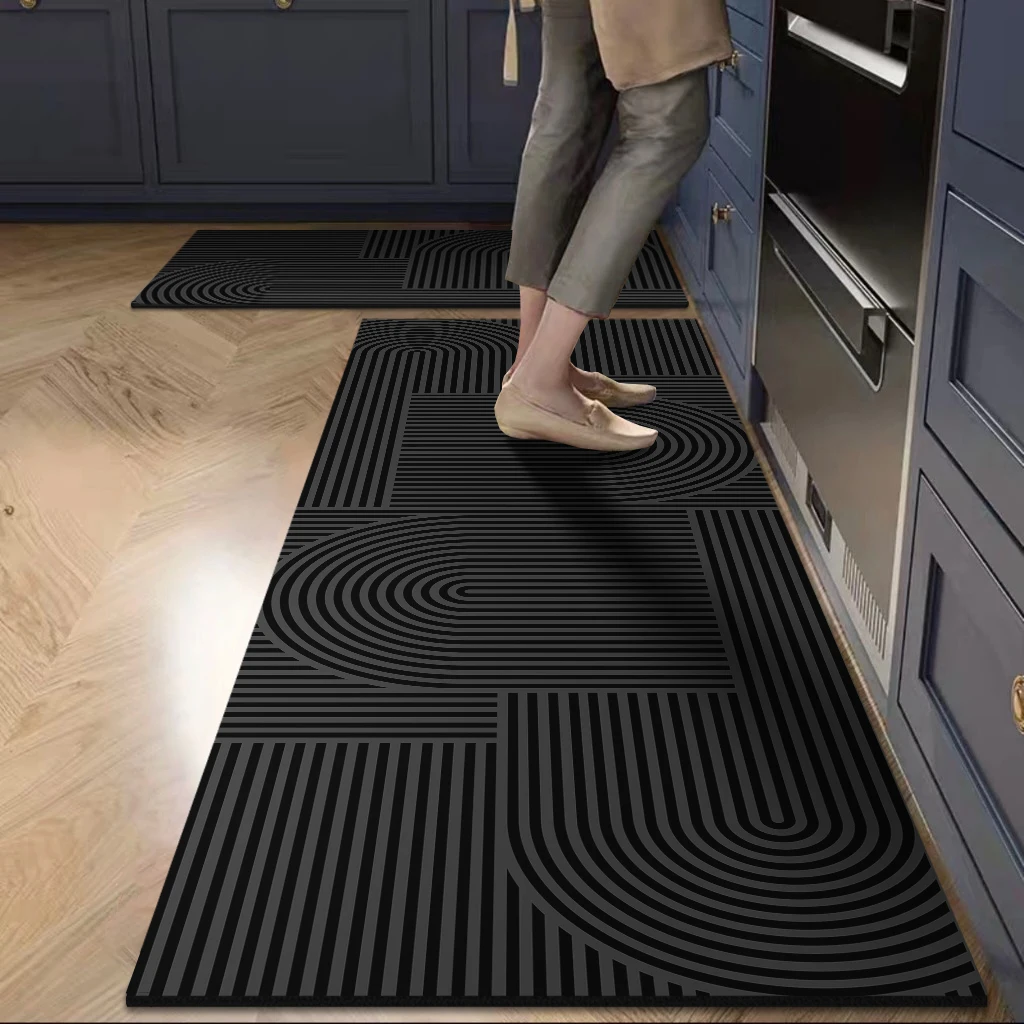 Long strip diatom mud kitchen carpet simple printed non-slip mat bathroom absorbent foot mat door mat Size: 45x80cm|45x160cm|45x60cm|45x120cm Color: Type 1 Ships From: China Mainland Long strip diatom mud kitchen carpet simple printed non-slip mat bathroom absorbent foot mat door mat Size: 45x80cm|45x160cm|45x60cm|45x120cm Color: Type 1 Ships From: China Mainland