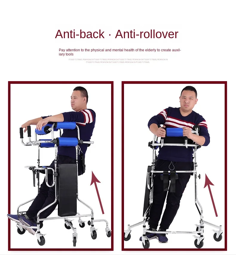 MIYAUP Elderly Hemiplegia Handbrake Rehabilitation Training Equipment Adult Walker Elderly Walking Aid Support MIYAUP Elderly Hemiplegia Handbrake Rehabilitation Training Equipment Adult Walker Elderly Walking Aid Support