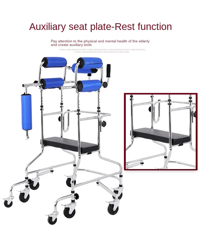 MIYAUP Elderly Hemiplegia Handbrake Rehabilitation Training Equipment Adult Walker Elderly Walking Aid Support MIYAUP Elderly Hemiplegia Handbrake Rehabilitation Training Equipment Adult Walker Elderly Walking Aid Support