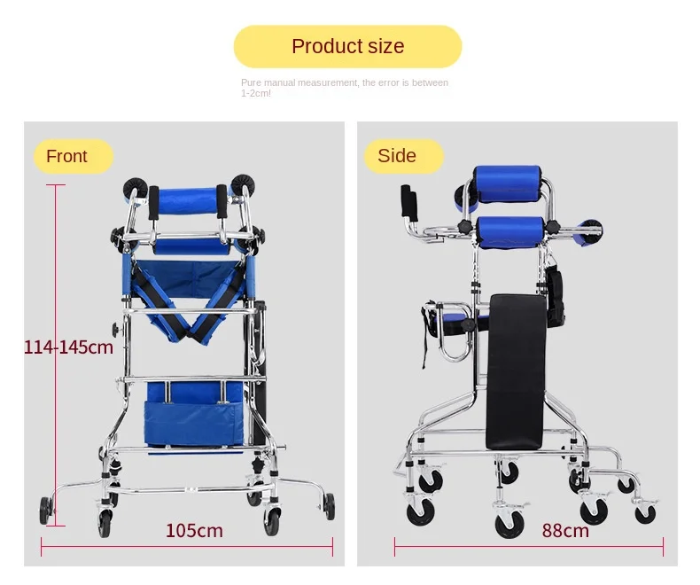 MIYAUP Elderly Hemiplegia Handbrake Rehabilitation Training Equipment Adult Walker Elderly Walking Aid Support MIYAUP Elderly Hemiplegia Handbrake Rehabilitation Training Equipment Adult Walker Elderly Walking Aid Support