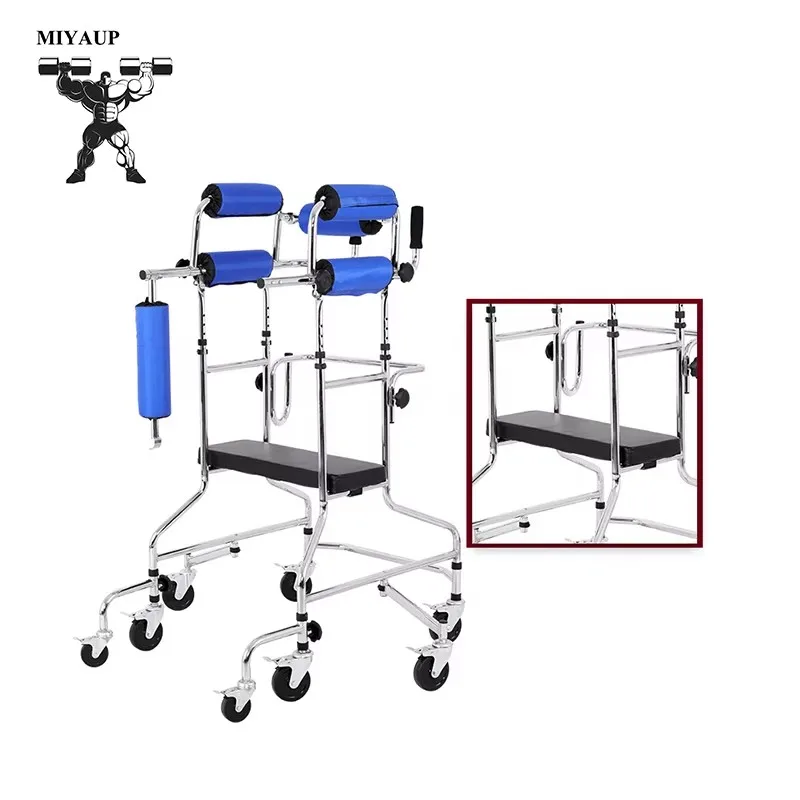 MIYAUP Elderly Hemiplegia Handbrake Rehabilitation Training Equipment Adult Walker Elderly Walking Aid Support MIYAUP Elderly Hemiplegia Handbrake Rehabilitation Training Equipment Adult Walker Elderly Walking Aid Support