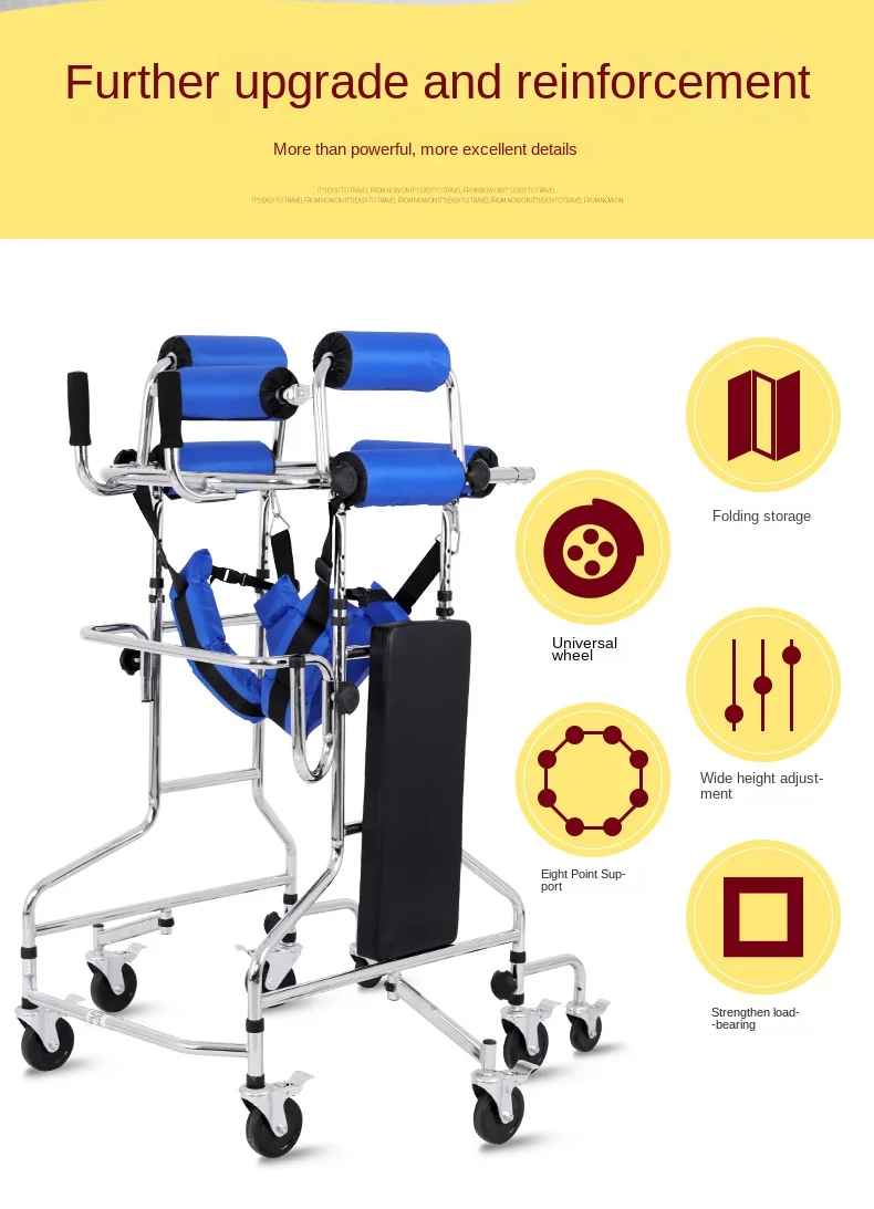 MIYAUP Elderly Hemiplegia Handbrake Rehabilitation Training Equipment Adult Walker Elderly Walking Aid Support MIYAUP Elderly Hemiplegia Handbrake Rehabilitation Training Equipment Adult Walker Elderly Walking Aid Support