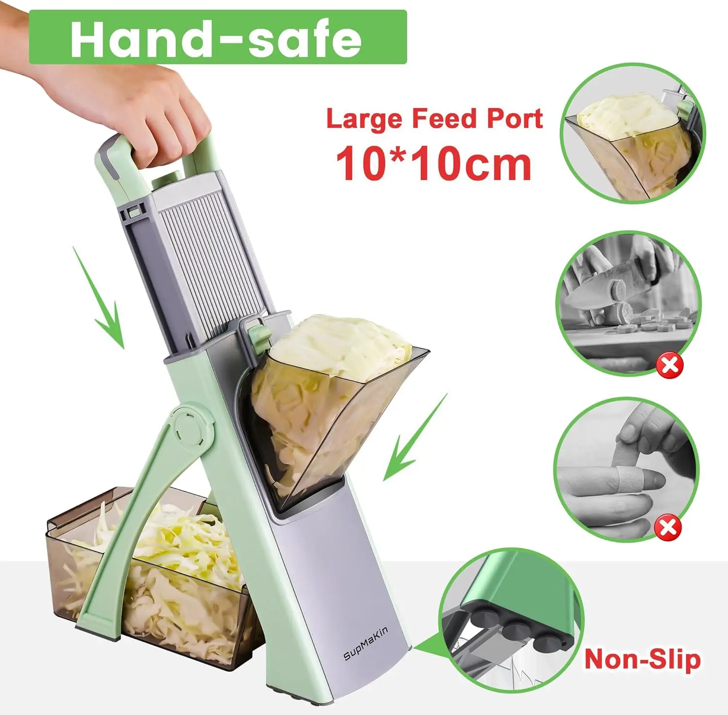 Manual Kitchen Shredder Slicing Tool Household Food Chopping Gadget Mandoline Manual Kitchen Shredder Slicing Tool Household Food Chopping Gadget Mandoline