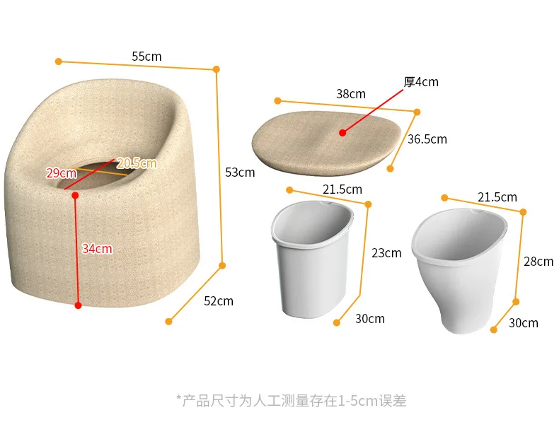 Modern Anti Slip Bathroom Chair