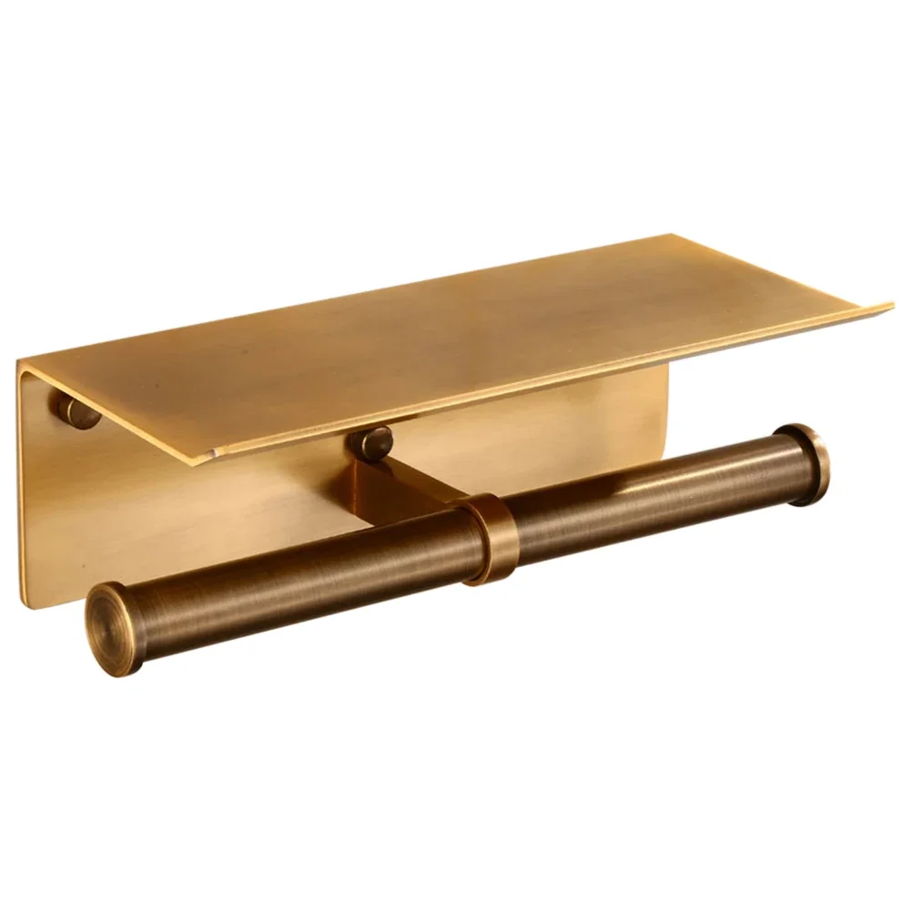 Multi-Functional Toilet Roll Paper Holder with Shelf Multi-Functional Toilet Roll Paper Holder with Shelf