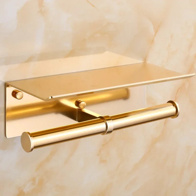 Multi-Functional Toilet Roll Paper Holder with Shelf Multi-Functional Toilet Roll Paper Holder with Shelf